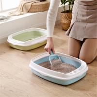 Cat Supplies Multifunctional Cats Toilet Plastic Toilet Anti-dirty And Deodorant Bedpan Cat Litter Box Send Cats Shovel Toilets