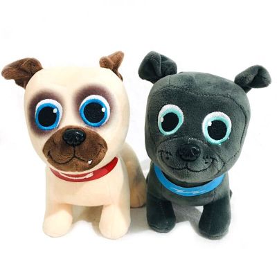 2ชิ้น/ล็อต20ซม. Pals ลูกสุนัขสุนัขของเล่นตุ๊กตา Bingo และ Rolly สัตว์สุนัข Plushie ของเล่นตุ๊กตามืออ่อนสำหรับทารกวันเกิด X-Mas ของขวัญร้อนผู้ขาย