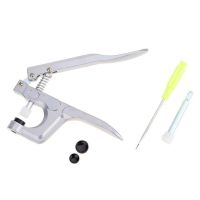 QZ-U Shaped Fastener Snap Pliers Kam Button 150 Set T5 Plastic Resin Snap Button Press Stud Cloth Button Press Machine Sewing Tool