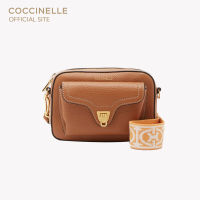 COCCINELLE BEAT NEW SELLERIA Crossbody Bags 550401 CARAMEL กระเป๋าสะพายผู้หญิง