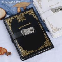 ❈ A5 Creative School Office Supplies Password Book Stationery Personal Diary Vintage Notebook with Lock Writing Pads and Journals