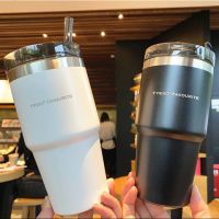 แก้ว Starbucks 500ml สแตนเลสเก็บอุณหภูมิพร้อมหลอด แก้วน้ำสแตนเลส แก้วเก็บอุณหภูมิ แก้วน้ำเก็บอุณหภูมิ --สินค้าพร้อมส่ง--