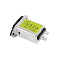 ♛□■ Single-phase T-socket AC 110V 230V anti-interference EMI purifier CW1D-T1A 3A 6A 10A power supply filter