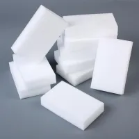 Yika 100PCS Magic Sponge Eraser Cleaning Melamine Multi-use Foam Cleaner White