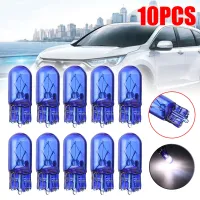 (Premium car)10ชิ้นแสงสีขาวสว่าง T10หลอดฮาโลเจน W5W12V 5วัตต์194 501รถเวดจ์ด้านข้างรถยนต์แหล่งกำเนิดแสงโคมไฟเครื่องมือ