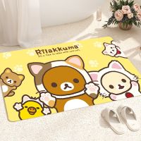 Rilakkuma Long Corridor Carpet Entrance Door Mats Bedside Mat Welcome Absorbent Bathroom Rug Home Kitchen Decoration Floor Bath