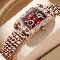 【YF】┋∏☁  CRRJU Watches Luxury Rhinestone Fashion Wristwatch Ladies Relogio Feminino