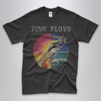 เสื้อยืดคุณภาพเยี่ยมวงดนตรีชายเสื้อ Pink Floyd Wish You are here VINTAGE ROCK Metal band Tees แขนสั้นสีดำ