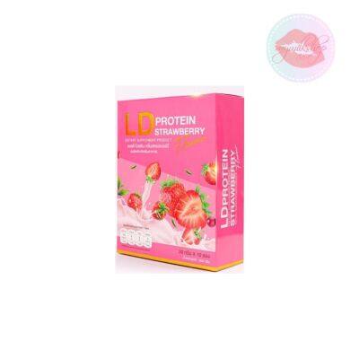 ส่งฟรี 1 แถม 1 (แถมกาแฟคุมหิว 1 ซ)🥇แอลดี โปรตีน LD Protein รสสตอเบอร์รี่