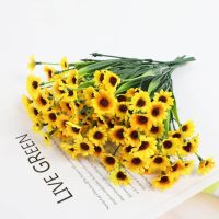 Artificial Sunflowers Bouquet, Silk Sunflower for Home Hotel Office Wedding Party Garden Decoration, Floral Arrangement, Centerpieces