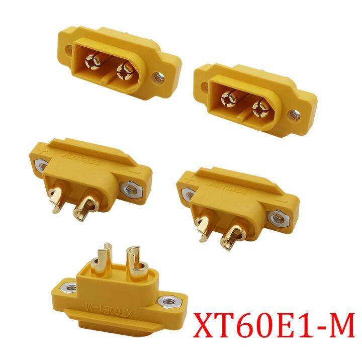 5Pcs/Lot XT60E1 M Banana Plug RC Lipo Battery Connector Plug XT60E M ...