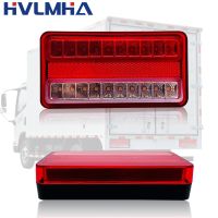 2pcs 20 LED 12V-80V Tail Light Waterproof Car Truck Trailer Camper Van Stop Brake Rear Reverse Indicator Lights Turn Signal Lamp