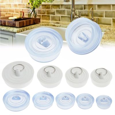 Durable Leakage-proof Round Bathroom Supplies Water Sink Plug Bathtub Stopper Drain Cover Sewer  by Hs2023