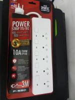 VOX POWER STRIP TIS/IEC 5 OUTLET 5 SWITCH รางปลั๊กไฟกันไฟกระชาก 5 ช่อง 5 สวิตช์ P-550 สายยาวมี3 ขนาด 3,5 และ 10 เมตร