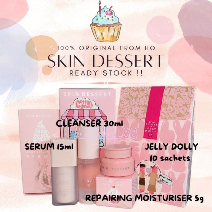 SKIN DESSERT MOISTURISER 5g & 15g ACNE REPAIRING SERUM SKIN DESSERT