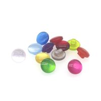 50pcs Acrylic Sewing Buttons Scrapbooking Round Candy 15 Colors Shank 11mm Dia. Costura Botones Decorate bottoni botoes Haberdashery