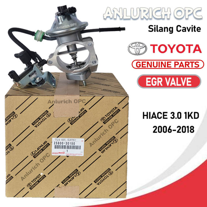 TOYOTA GENUINE PARTS EGR VALVE HIACE 3.0 1KD 25800-30150 | Lazada PH