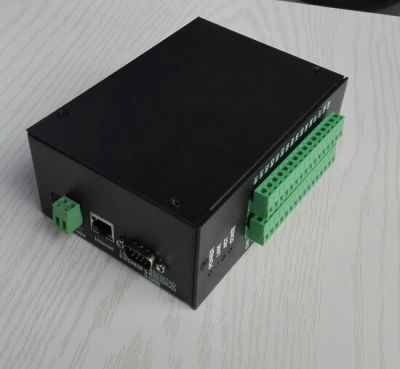 เกรดอุตสาหกรรมแยก8อินพุตดิจิตอลและ8โมดูลเอาท์พุทรีเลย์ที่มีอีเธอร์เน็ต RS485 Modbus RTU TCP