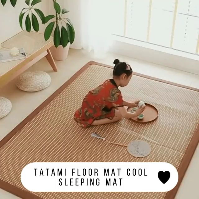 Japanese Style Rattan Mat Tatami Summer Carpet Home Living Room Bedroom