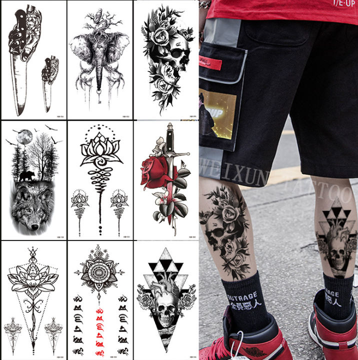Share more than 69 alphabet leg tattoo guy  ineteachers