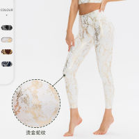 【 Cw】foil พิมพ์ Leggings ผู้หญิงสูงเอว Push Up Sporty Leggings ผู้หญิงเซ็กซี่ฟิตเนสกีฬา tights แฟชั่นงูพิมพ์โยคะ leggins