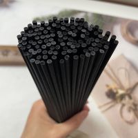 L25CM X Dia3/4/5MM Premium Black Fragrance Fiber Diffuser Sticks,White Rattan Replacement Sticks Reed Diffuser Accessories