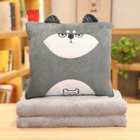 ✜❉♠ Wholesale of air conditioning blankets cartoon pillows quilts dual-purpose three-in-one adjustable hand office naps