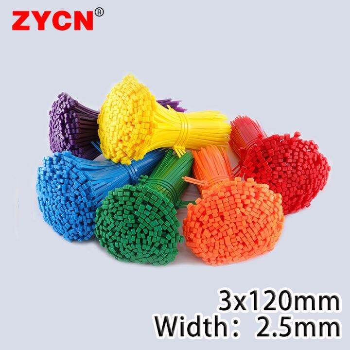 100pcs-color-2-5mmx120-self-locking-cable-ties-nylon-wire-zip-blue-red-organiser-fastening-ring-plastic-flange-binding-straps