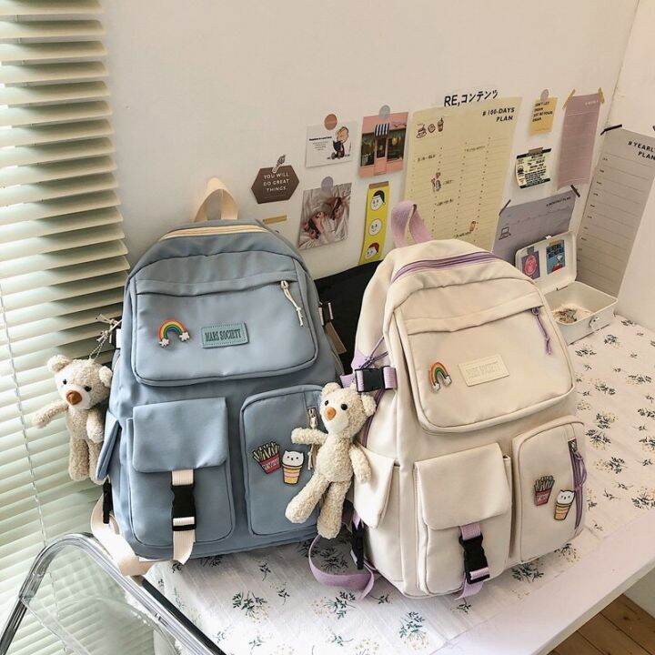 Balo nữ đi học ulzzang thời trang Hàn Quốc , túi xách đẹp hàng cao cấp ,  cặp sách dễ thương cho học sinh , sinh viên | Lazada.vn