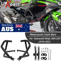 สำหรับ Kawasaki Ninja 400 250 2018-2023บาร์ป้องกันเครื่องยนต์กรอบป้องกันกันชน2021 2020อุปกรณ์มอเตอร์ไซค์