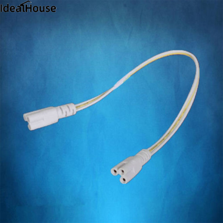 idealhouse-t8-t5-20ซม-สายต่อสายต่อปลายคู่3ท่อ-led-สำหรับหลอดฟลูออเรสเซนต์-led-รวมหลอดหลอดไฟสีขาว