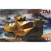 Tamiya 35159 135สหรัฐอเมริกา AAVP7A1 Wugws สะเทินน้ำสะเทินบกรถหุ้มเกราะรูปแบบการชุมนุมอาคารชุดของเล่นพลาสติกสำหรับผู้ใหญ่งานอดิเรก DIY