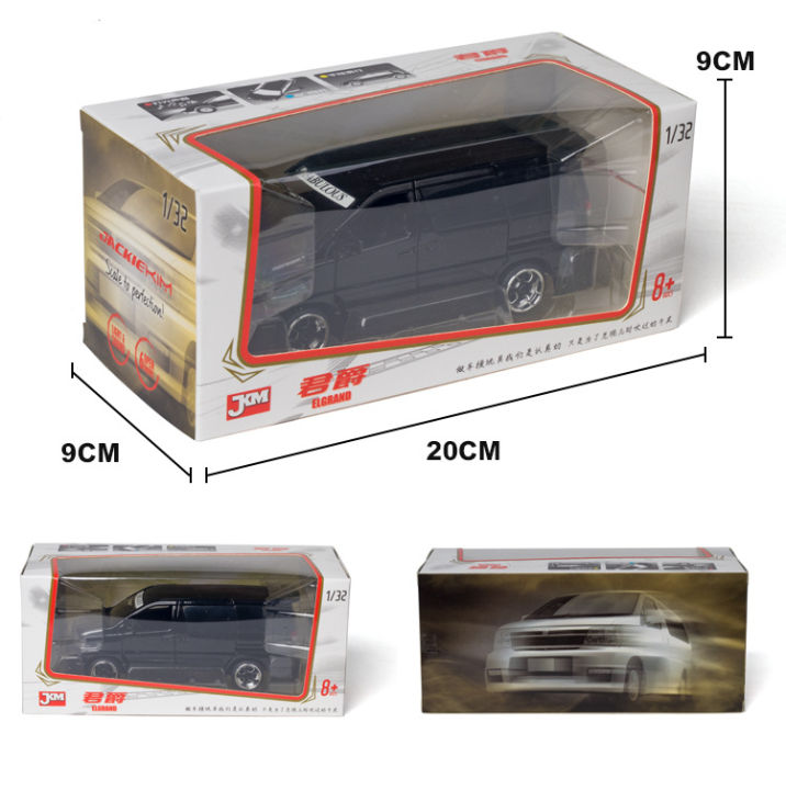 1-32-nissan-elgrand-fabulous-diecast-ยานพาหนะรถรุ่น-sound-light-รถคอลเลกชันของเล่น