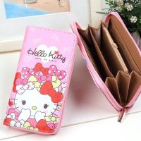 【CW】 Dropshipping HELLO KITTY printing  bags for women Ladies storage bag zipper money mobile phone 10cmx19cmx3cm