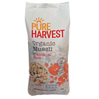 PureHarvest Organic Muesli Traditional Fruit เพียวฮาร์เวสต์ ออร์กานิค มูสลี ข้าวโอ๊ตผสมผลไม้อบแห้ง