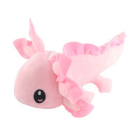 ตุ๊กตาของเล่นตุ๊กตานุ่มๆยัดไส้ Axolotl 35ซม. ของเล่นฟิกเกอร์การ์ตูนของขวัญสำหรับเด็ก