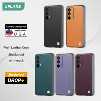 UFLAXE เคสแข็งกันกระแทก เคสโทรศัพท์หนังธรรมดา กล้องป้องกันเต็มรูปแบบ สำหรับ Realme GT Master / Realme GT / GT Neo / Realme GT Neo Flash