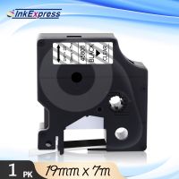 InkExpress Labels For DYMO D1 Tape 19mm 45800 Black on Clear Printer Ribbon 45800 Labeling Tape For DYMO LM 450D Rhino 5200