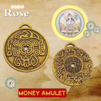 เสริมการงานโชคลาภ!!จี้เหรียญนำโชค จี้เหรียญเงินทองแดง Money Amulet นำความโชคดีและความมั่งคั่ง จี้เหรียญเงินทองแดง เครื่องรางเงิน จริงและมีประสิทธิภาพ พระเครื่องของตัวท่านเอง นำเข้าแท้ เครื่องรางทิเบต Wealth Fortune Luckyการประกันคุณภาพ 30 x 1.8 มม ของขวัญ