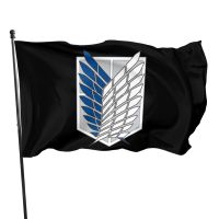 Japanese anime Attack on Titan flags 90x150cm