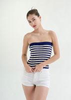 Knitters &amp; others - POPPY Soft Knit Tube Top (Navy)