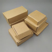 7*7*2.5cm Small Brown Mailer Box for Jewelry Shipping Packaging Mini Kraft Corrugated Carton Box