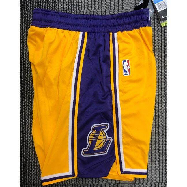 hot-pressed-กางเกงขาสั้นบาสเก็ตบอล-nba-los-angeles-lakers-สีเหลือง-5-แบบ-shorts