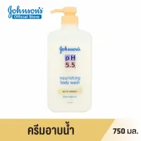 จอห์นสันบอดี้แคร์ ครีมอาบน้ำ พีเอช 5.5 ทูอินวัน นูริชชิ่ง บอดี้ วอช วิท ฮันนี่ 750 มล. Johnson Body Care pH5.5 Nourishing Body Wash with Honey 750 ml.