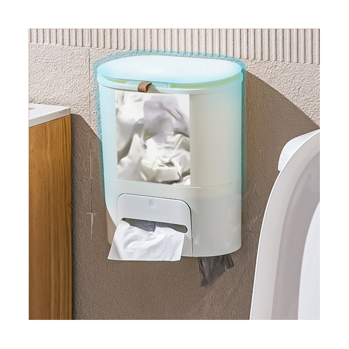 large-capacity-sliding-wall-mounted-trash-can-with-lid-kitchen-cabinet-door-hanging-recycling-station