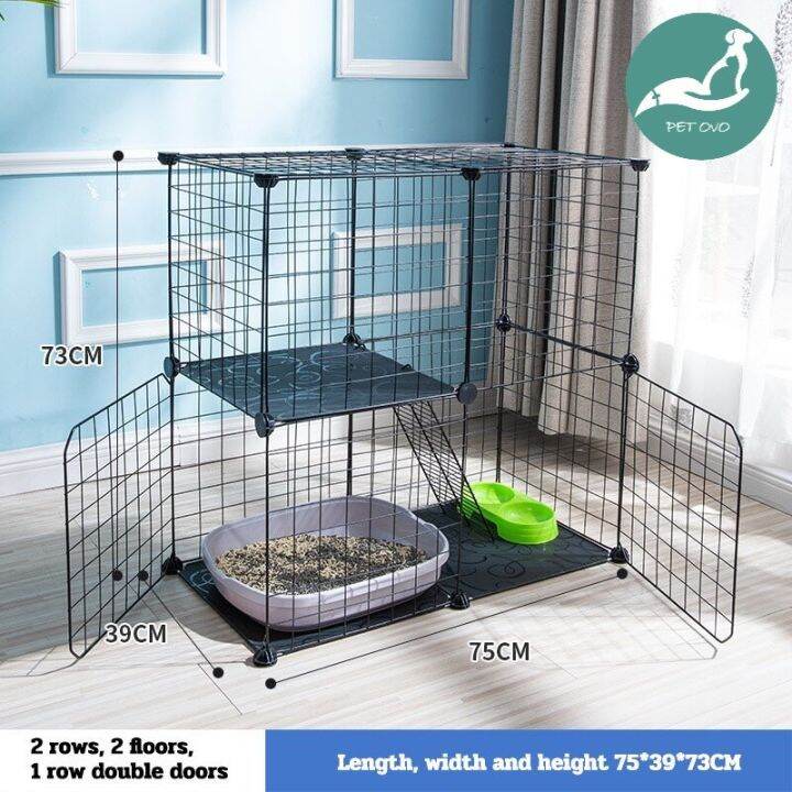 Two tier clearance cat cage