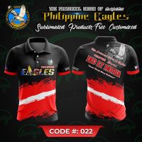 2023 New Fashion  Philippine Eagles Polo Shirt e#022，Size: XS-6XL Contact seller for personalized customization of name and logo