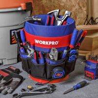 WORKPRO 5 Gallon Bucket Tool Bucket Organizer Pouch Storage Bag 51 Pockets Fits to 3.5-5 Gallon Bucket (Tools Excluded)