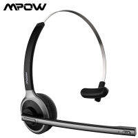 Mpow M5 Upgraded Wireless Office Headphone with Bluetooth 5.0 18H Talking Time &amp; Noise Cancelling Mic for PC Phone