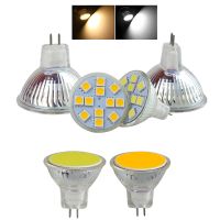 ☽❈✷ MR11 GU4 LED Spotlight Bulbs DC 12V 24V COB SMD 2W 3W Cold Warm White 2700K Replace 30W Halogen Lamps Energy Saving